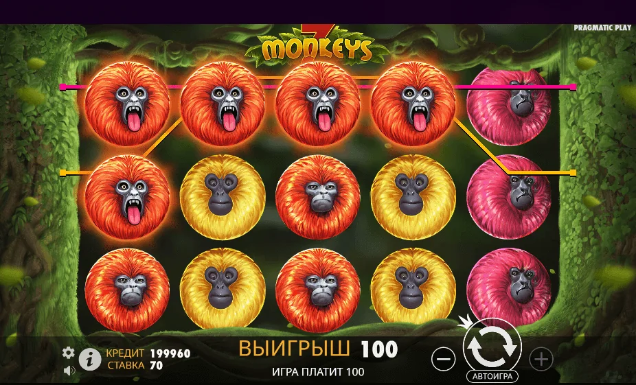 Gameplay 7 monkeys 1