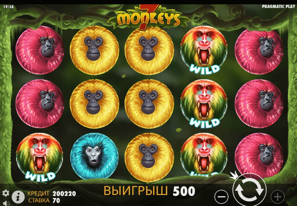 Gameplay 7 monkeys 2