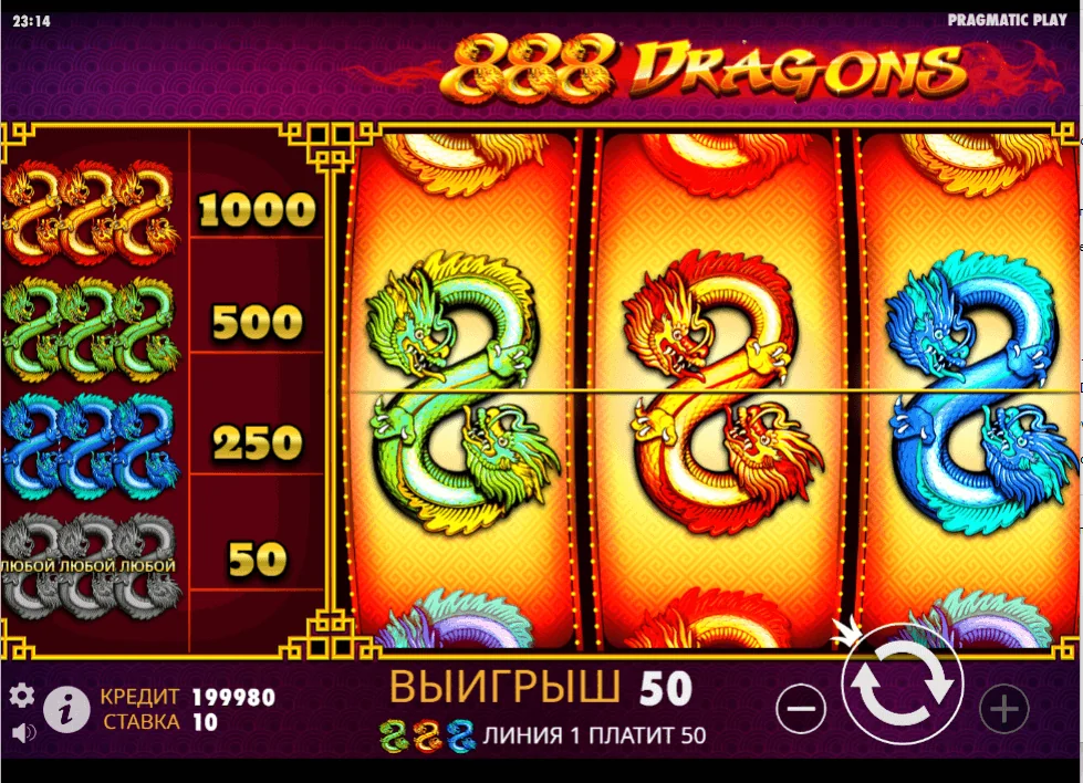 Gameplay 888 dragons 3