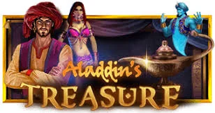 Logo Слота Aladdins Treasure Logo Aladdins Treasure
