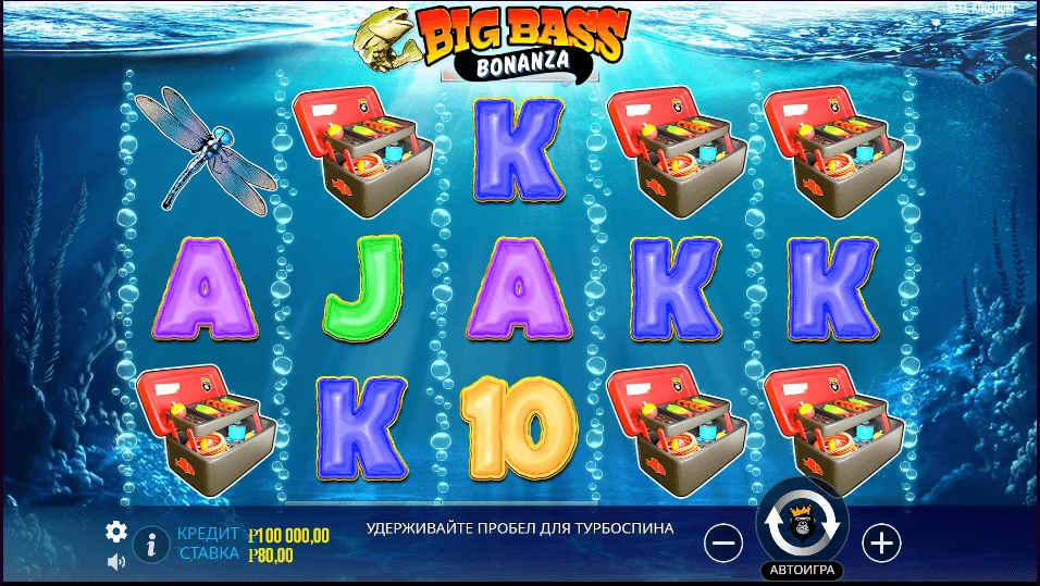 Gameplay big bass bonanza 1