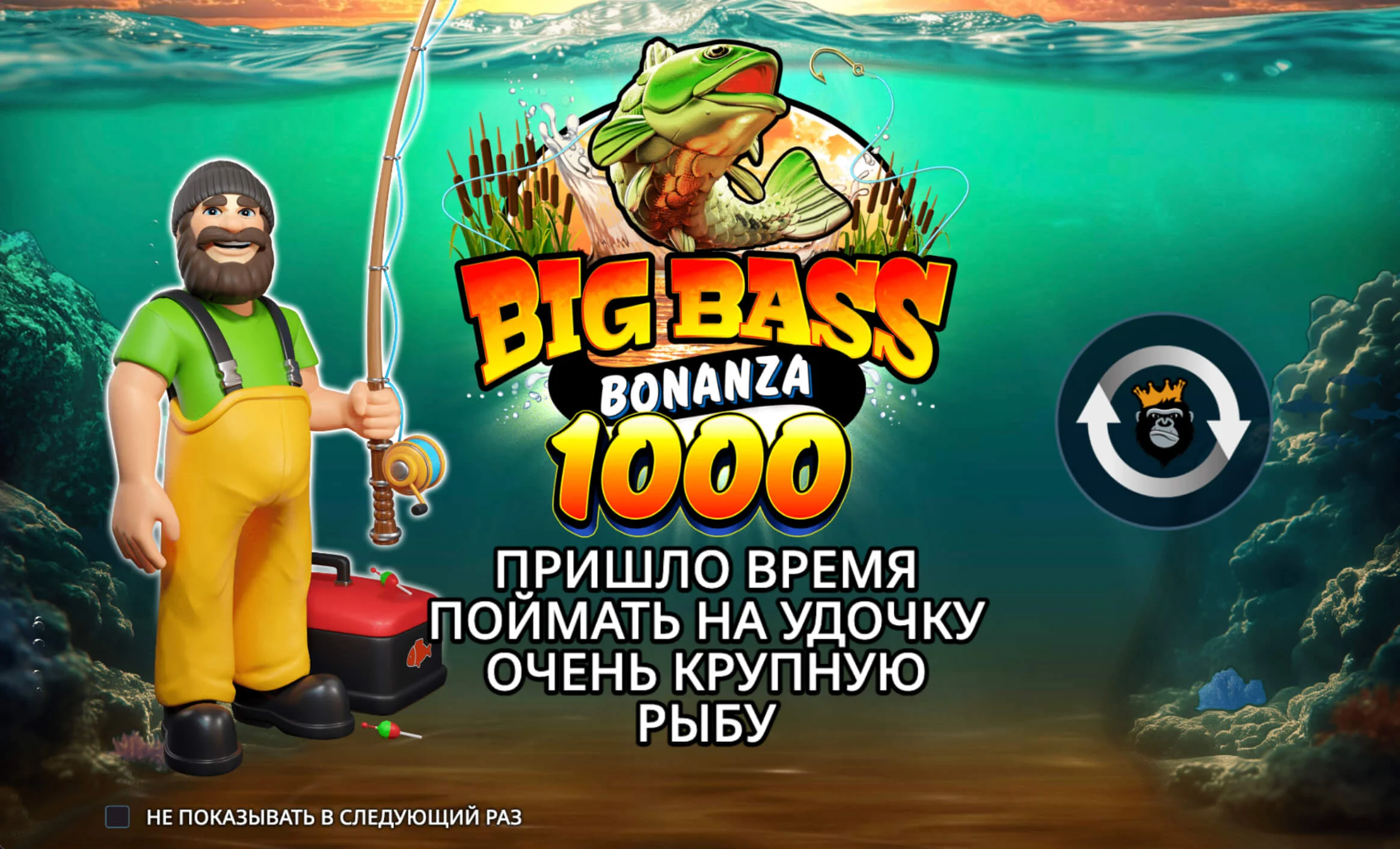 Gameplay big bass bonanza 1000