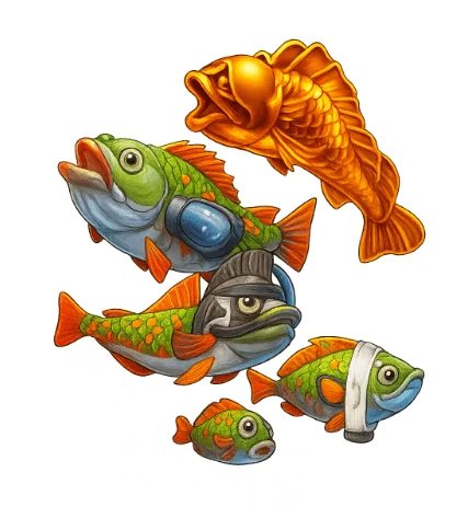 Paytable big bass boxing bonus round