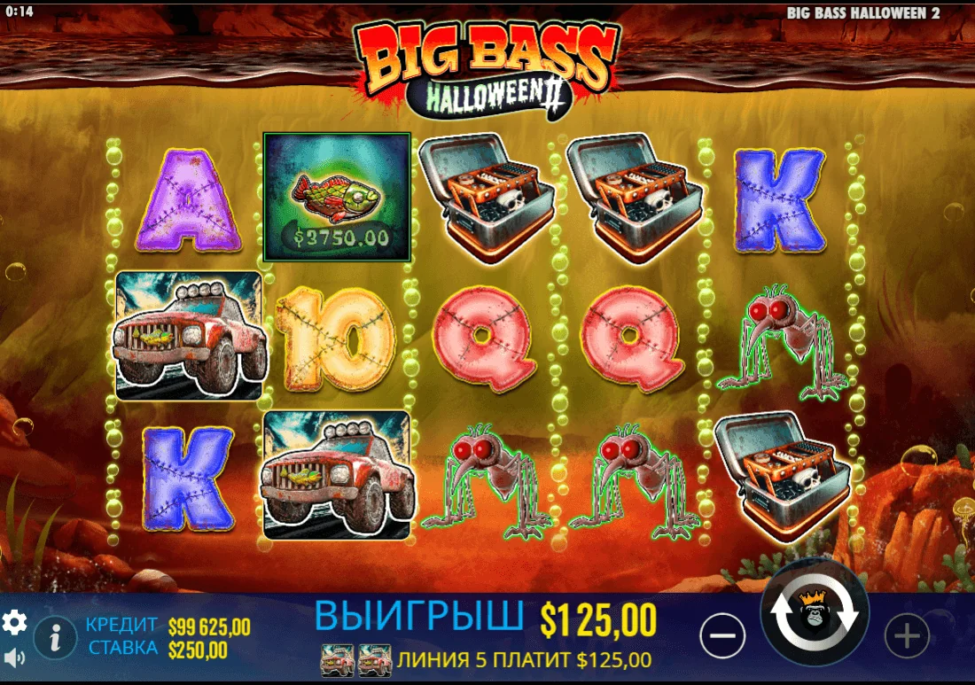 Gameplay big bass halloween 2 4