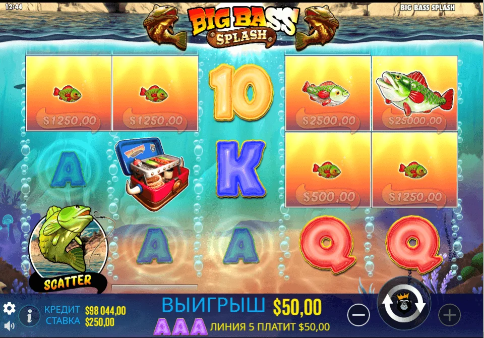 Gameplay big bass splash 3