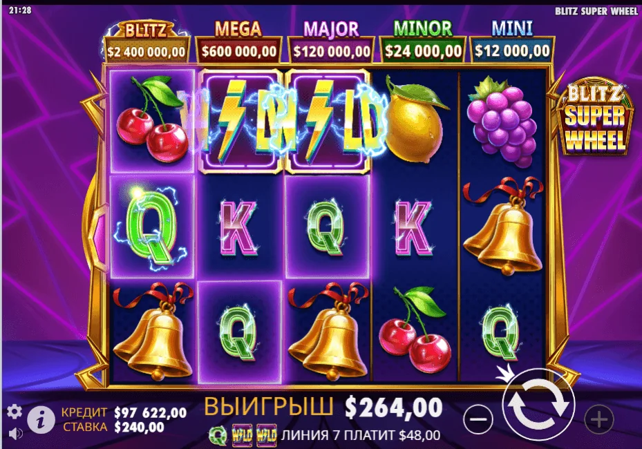 Gameplay blitz super wheel 4