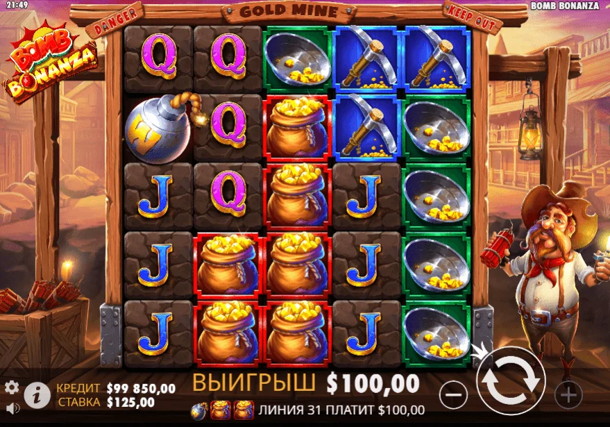 Gameplay bomb bonanza 3