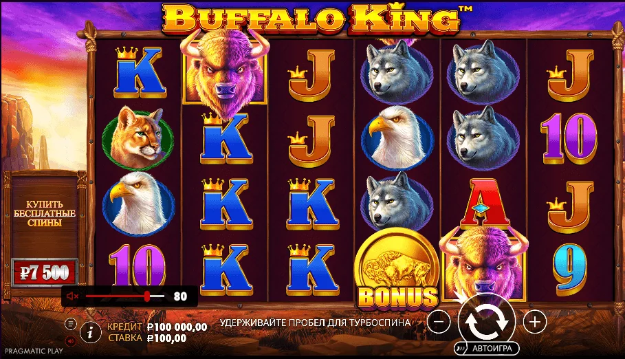 Gameplay buffalo king 2