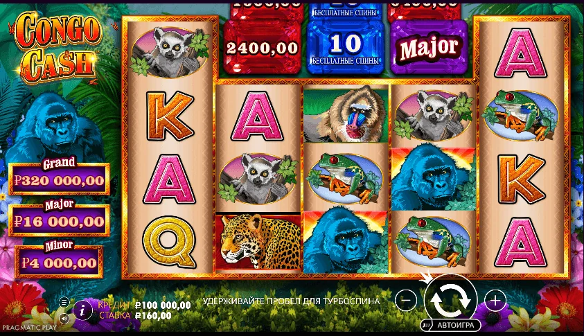Gameplay congo cash 2