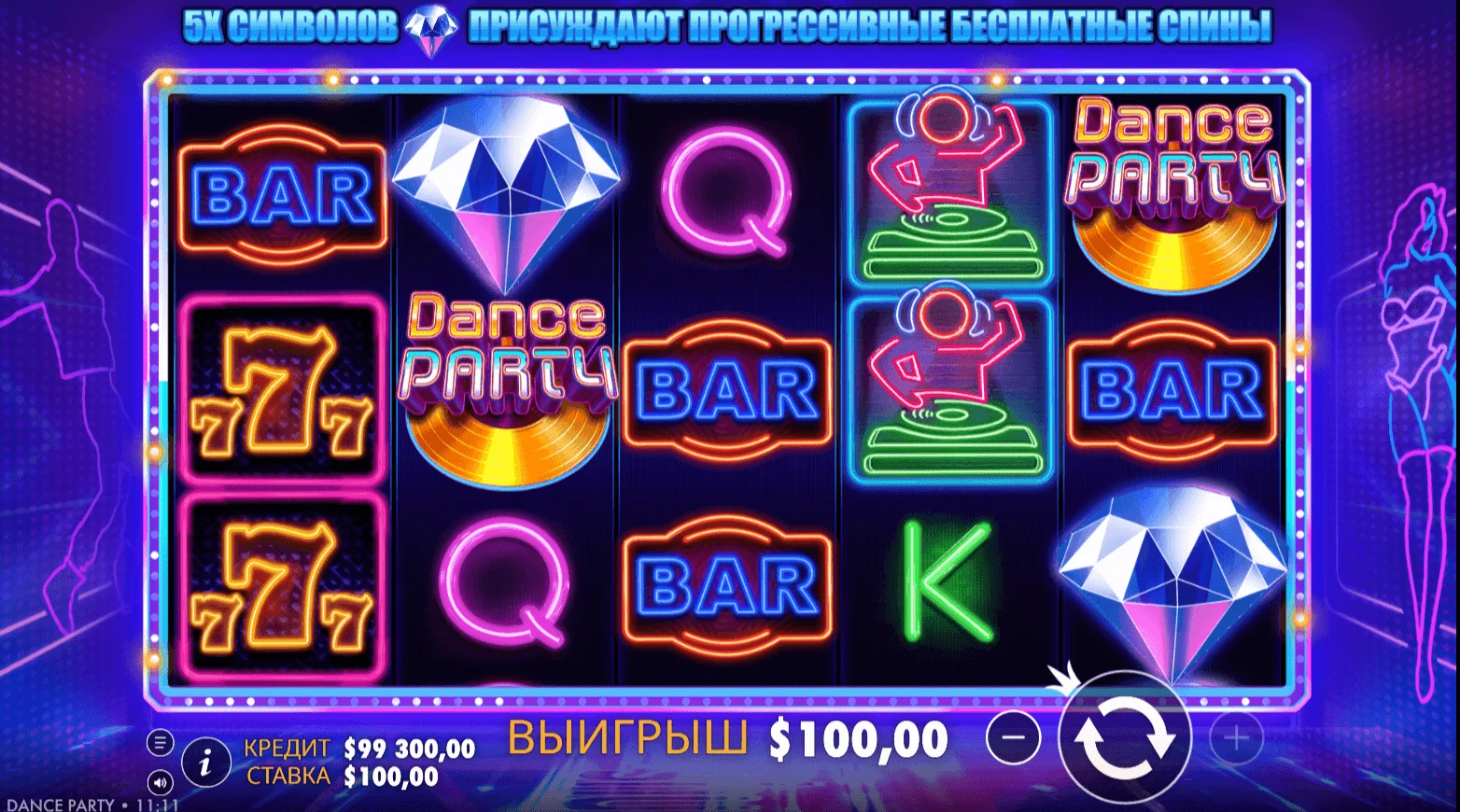Gameplay dance party 2