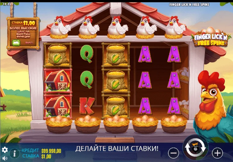 Gameplay finger lickn free spins 1