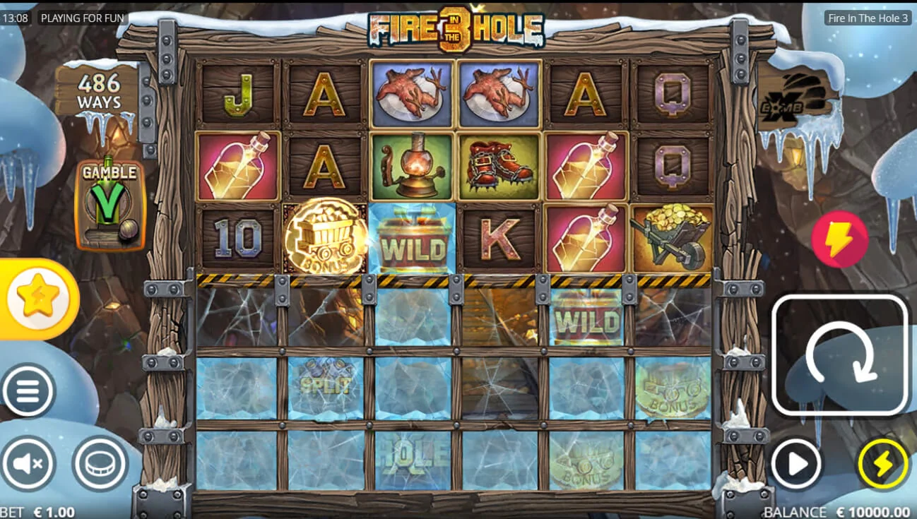 Gameplay fire in the hole 3