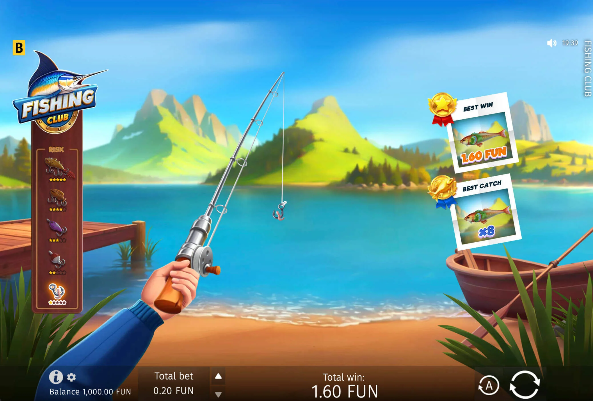 Gameplay fishing club
