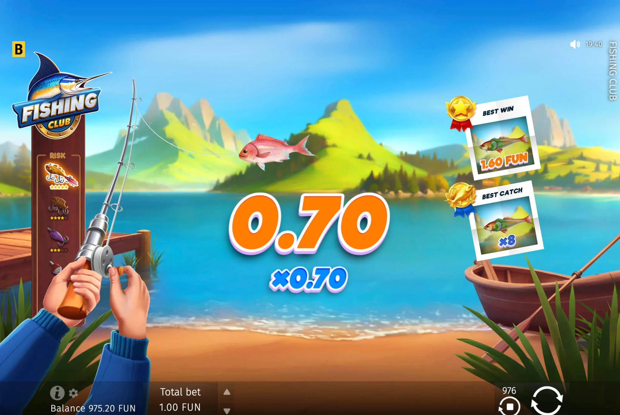 Gameplay fishing club