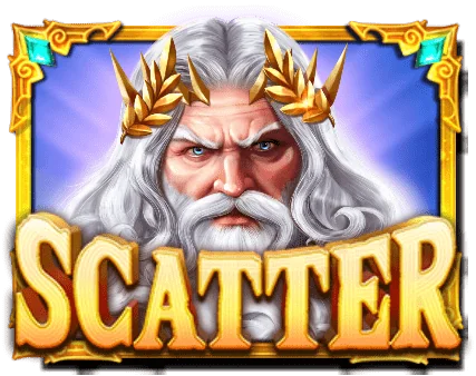 Scatter символ с надписью "SCATTER"