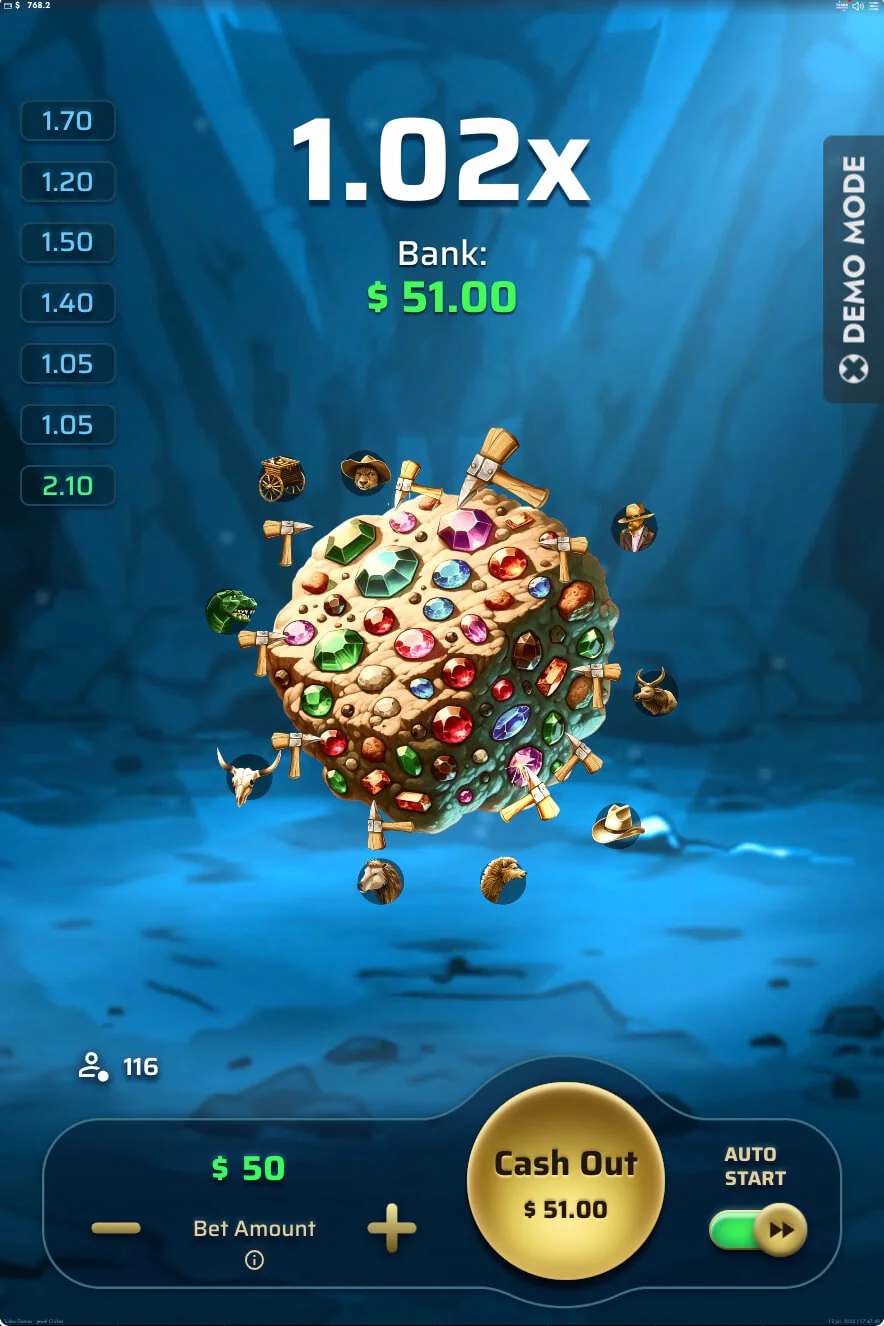 Gameplay jewel clicker