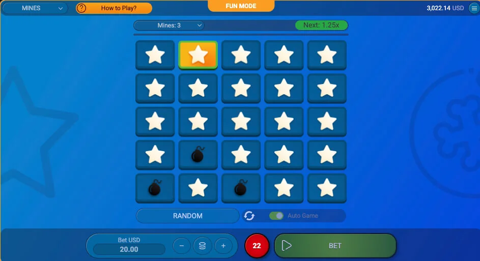 Gameplay mines