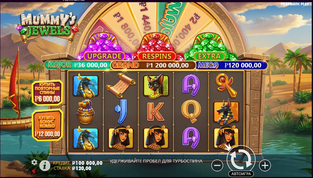 Gameplay mummys jewels
