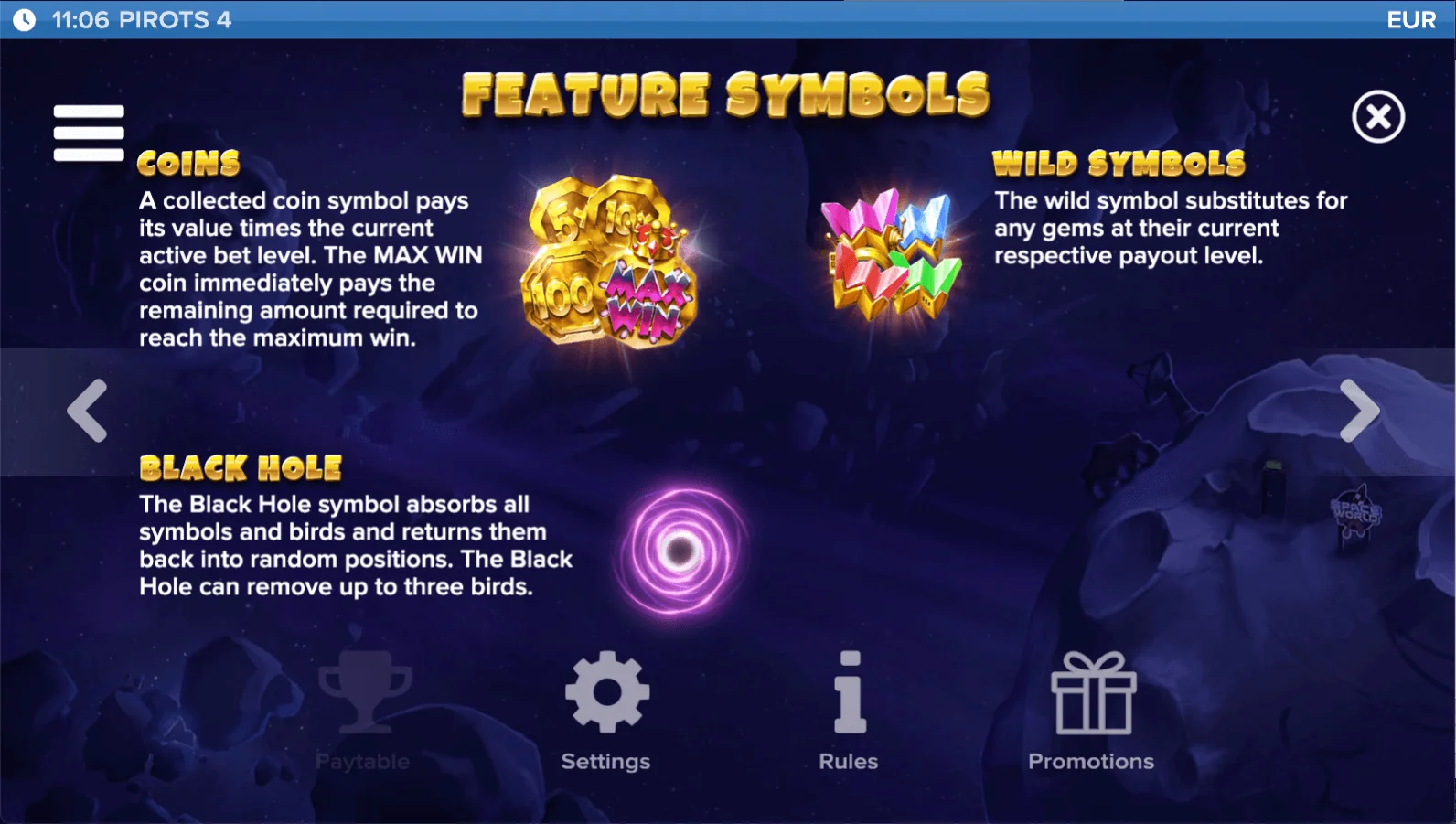 Gameplay pirots 4