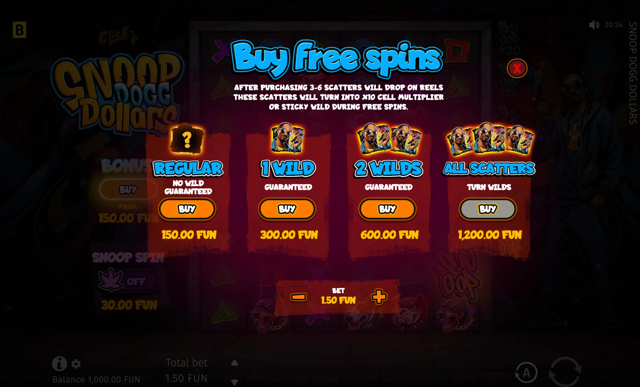 Gameplay snoop dogg dollars