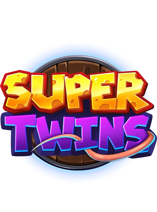 Logo Слота Super Twins Logo Super Twins