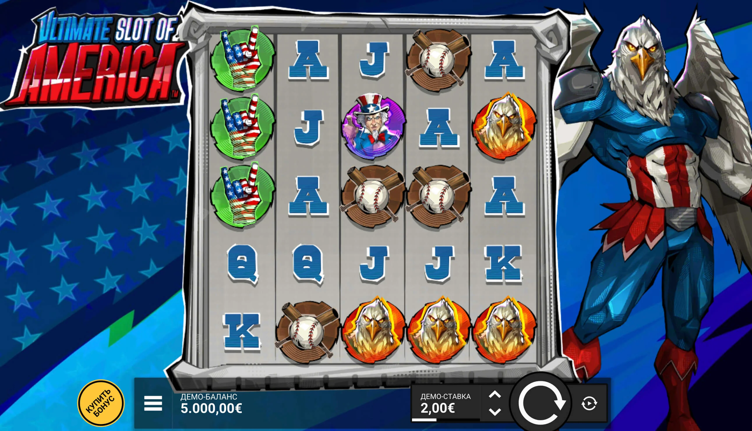 Gameplay ultimate slot of america