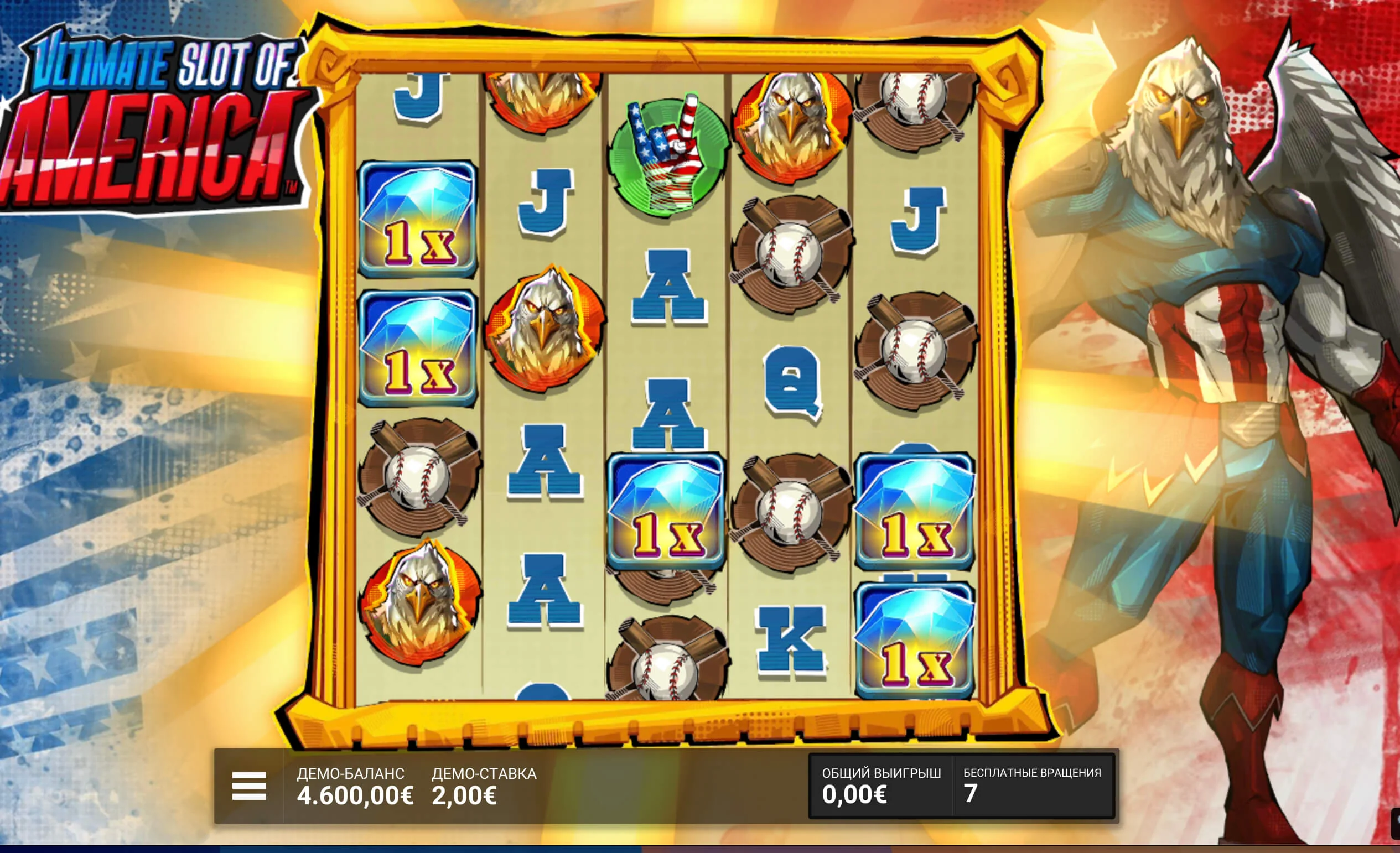 Gameplay ultimate slot of america