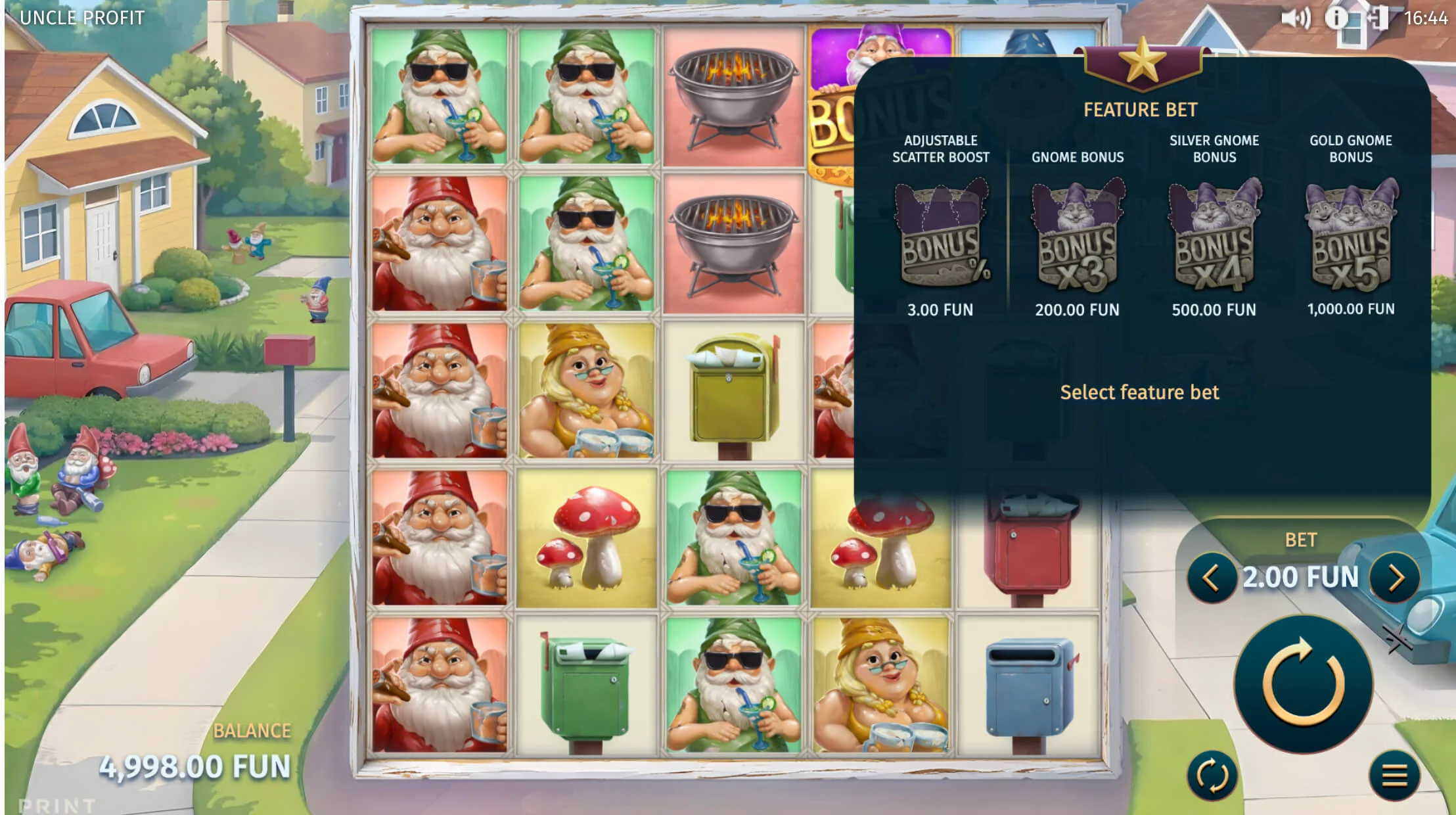 Gameplay uncle profit