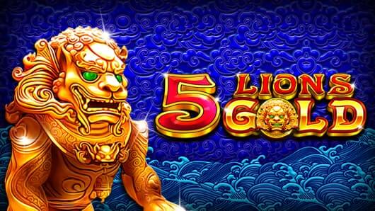 Логотип 5 Lions Gold Slot